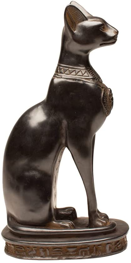エジプト輸入品 古代エジプト猫女神像 バステト神 彫像 彫刻/ 病気