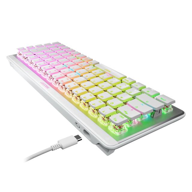 ROCCAT Vulcan II Mini Air ゲーミングキーボード 有線 無線 日本語配列 65% フォームファクター JIS 赤軸 テンキーレス ROC-27-091_6