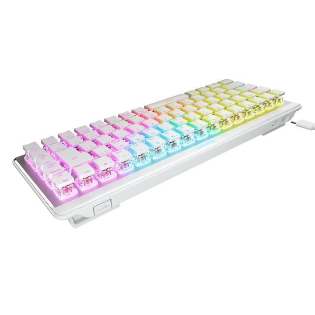 ROCCAT Vulcan II Mini Air ゲーミングキーボード 有線 無線 日本語配列 65% フォームファクター JIS 赤軸 テンキーレス ROC-27-091_7