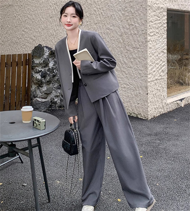 フォーマル スーツ レディース パンツスーツ リクルート スーツ  ビジネススーツ セレモニースーツ OL コート セットアップ オフィス ノーカラー ジャケット パンツ フェミニン 2点セット スーツ 通勤 入学式 卒業式 セレモニー 30代 40代 50代 送料無料