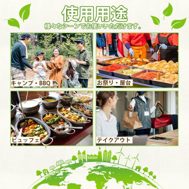 さとうきび食器 カレー皿(1,000枚) 環境にやさしい エコ 業務用 レンジ使用可 耐水 耐油 植物由来 生分解可能 厚手で丈夫 イベント テイクアウト デリバリー お祭り おうちカフェ アウトドア パーティーにも最適_4