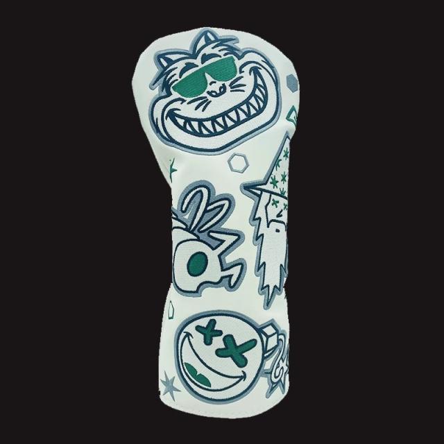 【BET-07 4点セット】FAT CAT  ゴルフ ヘッドカバー セット  組み合自由 ヘッドカバー ドライバー フェアウェイウッド ユーティリティー パター ピンタイプPT  プレゼント 4点セット BET-07 4点セット】FAT CAT ゴルフ ヘッドカバー セット 組み合自由