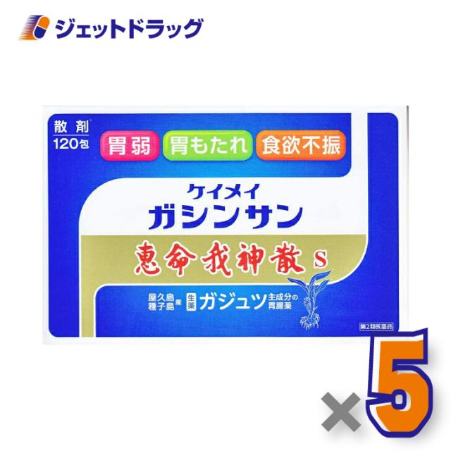 恵命我神散S 3g 120包入 ×5個 【第2類医薬品】