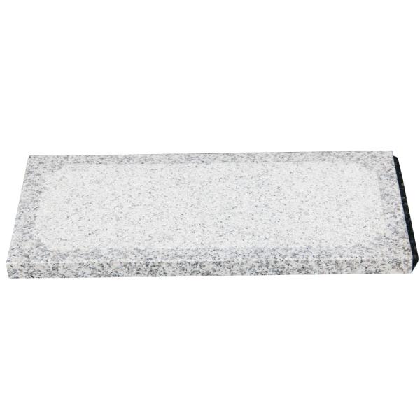 ステップストーン 飛び石 滑らない 敷石 浮かしビシャン 御影石 300x600mm 厚み30mm 1枚 白 白御影 グレー 置くだけ 庭 庭石 踏み石 踏石