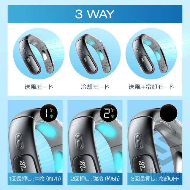 【2025新製品】首掛け扇風機 ネックファン 3階段風量調節 3600mAh大容量 上下送冷風 冷感 首かけ扇風機 -15℃瞬間冷却プレート 扇風機 軽量 風向自由調節 冷風機 軽量 高品質 長時間 おしゃれ ひんやり 軽い プレゼント 扇風機 通勤