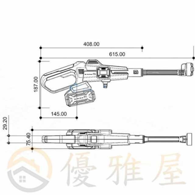 高圧洗浄機 コードレス バッテリー対応 充電式 水道直吸 7.0MPa 収納ケース付き ポータブル 洗車 ガン 自吸式 強力噴射 軽量 洗車機 電動工具 車掃除