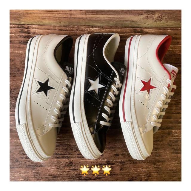 コンバース メンズ レディース ワンスター J 靴 シューズ ONE STAR J 日本製 ローカット レザー おしゃれ かっこいい 普段履き 定番 ホワイト 白 ブラック 黒 送料無料 CONVERSE 346510 346511 346512_2