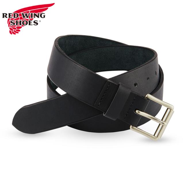 正規取扱店 レッドウィング メンズ レザーベルト Leather Belt アクセサリー 本革 カジュアル アメカジ ブラック パイオニア メイドインUSA ブラック 黒 送料無料 RED WING 96503