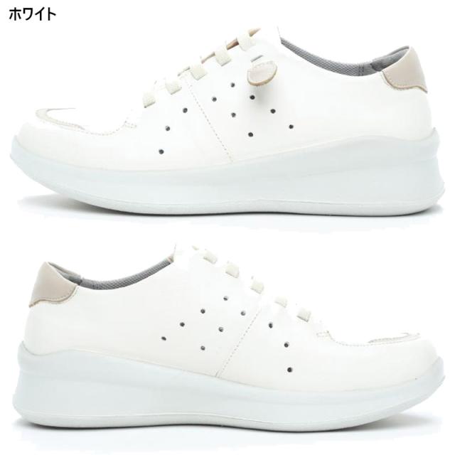 在庫1点限り 23.5cm 4E 幅広 ワイド 日本製 スポルス レディース ムーンスター MOONSTAR SP2000 靴 シューズ コンフォートシューズ 革靴 本革 撥水 ホワイト 白 送料無料 SPORTH 42300711