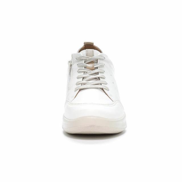 在庫1点限り 23.0cm 4E 幅広 ワイド スポルス レディース SP2001 ムーンスター MOONSTAR 靴 シューズ 日本製 天然皮革 ステア 撥水 衝撃吸収 ホワイト 白 送料無料 SPORTH 42300951