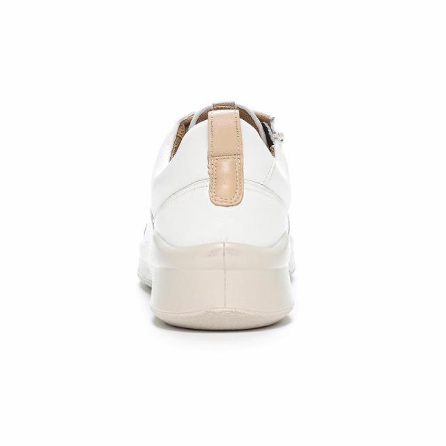 在庫1点限り 23.0cm 4E 幅広 ワイド スポルス レディース SP2001 ムーンスター MOONSTAR 靴 シューズ 日本製 天然皮革 ステア 撥水 衝撃吸収 ホワイト 白 送料無料 SPORTH 42300951