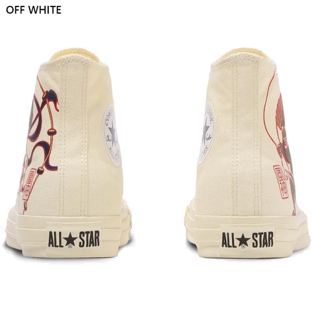 コンバース メンズ ALL STAR FUJINRAIJIN HI オールスター フウジンライジン スニーカー 靴 シューズ ハイカット キャンバス 風神 雷神 ホワイト 白 ブラック 黒 送料無料 CONVERSE 31316660 31316661_10