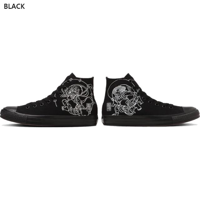 コンバース メンズ ALL STAR FUJINRAIJIN HI オールスター フウジンライジン スニーカー 靴 シューズ ハイカット キャンバス 風神 雷神 ホワイト 白 ブラック 黒 送料無料 CONVERSE 31316660 31316661_6