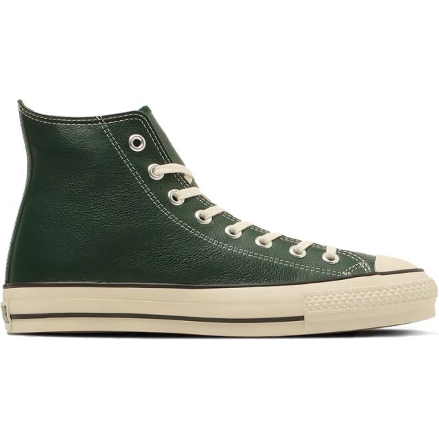 コンバース メンズ LEATHER ALL STAR J HI レザーオールスター スニーカー 靴 シューズ 日本製 国産 ハイカット レザー 本革 グリーン 緑 送料無料 CONVERSE 31316730_2