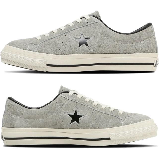 コンバース メンズ ONE STAR J SUEDE ワンスター スエード スニーカー 靴 シューズ 国産 日本製 ローカット スエード グレー 灰色 送料無料 CONVERSE 33702500_1