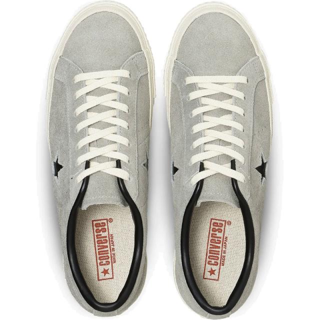 コンバース メンズ ONE STAR J SUEDE ワンスター スエード スニーカー 靴 シューズ 国産 日本製 ローカット スエード グレー 灰色 送料無料 CONVERSE 33702500_2