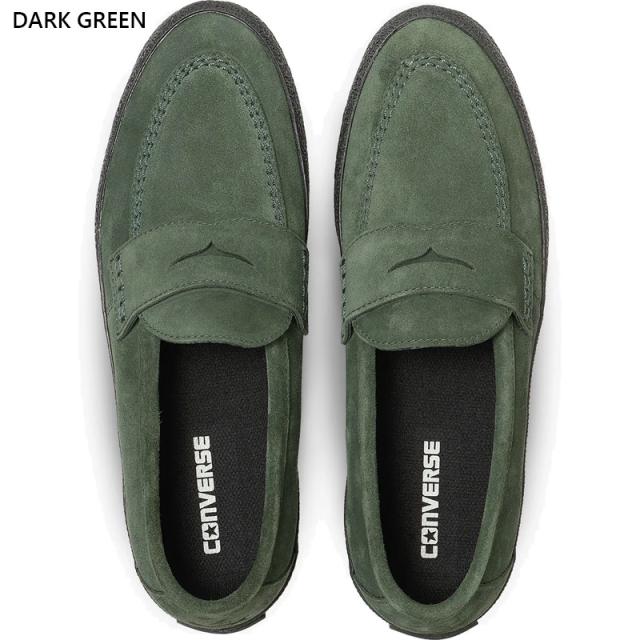 コンバース メンズ CS LOAFER II SK ローファー スニーカー 靴 シューズ スエード ローカット ネイビー グリーン 緑 送料無料 CONVERSE 33702640 33702641_3