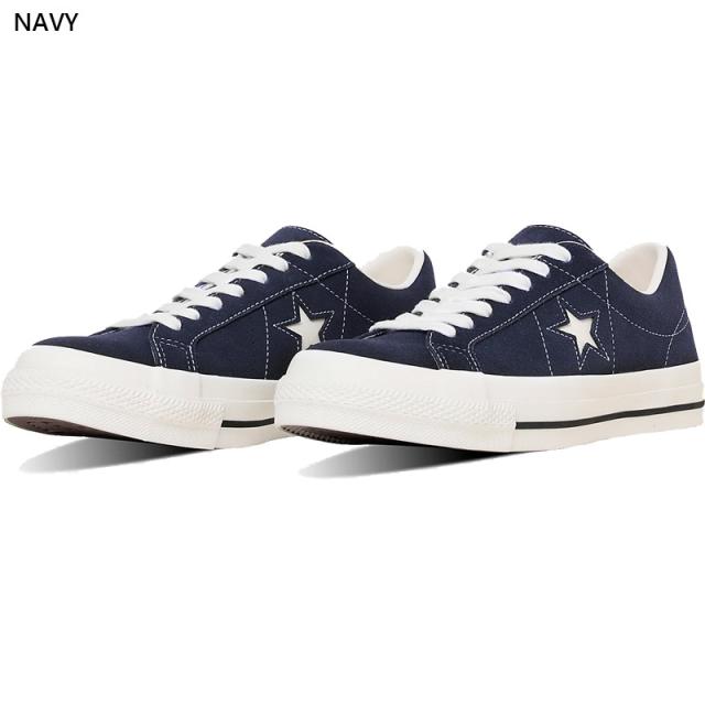 コンバース メンズ レディース ONE STAR SUEDE ワンスター スエード スニーカー 靴 シューズ ローカット ブラック 黒 ネイビー ブルー 青 送料無料 CONVERSE 35200860 35200861 35200862 35200863