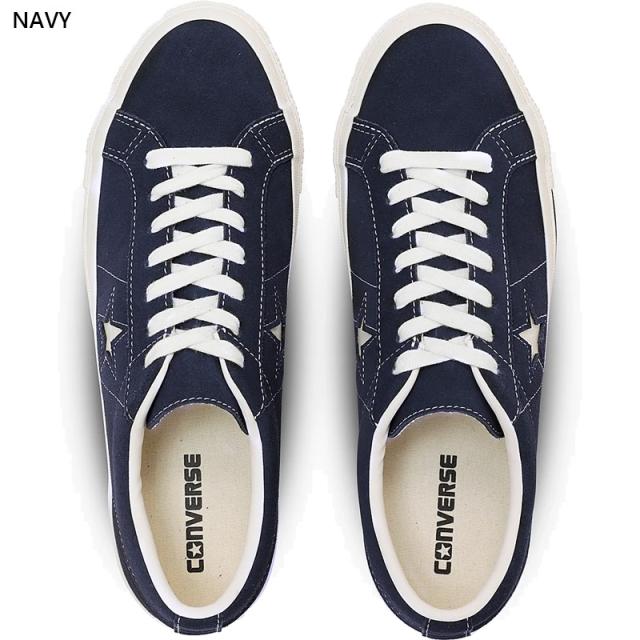 コンバース メンズ レディース ONE STAR SUEDE ワンスター スエード スニーカー 靴 シューズ ローカット ブラック 黒 ネイビー ブルー 青 送料無料 CONVERSE 35200860 35200861 35200862 35200863