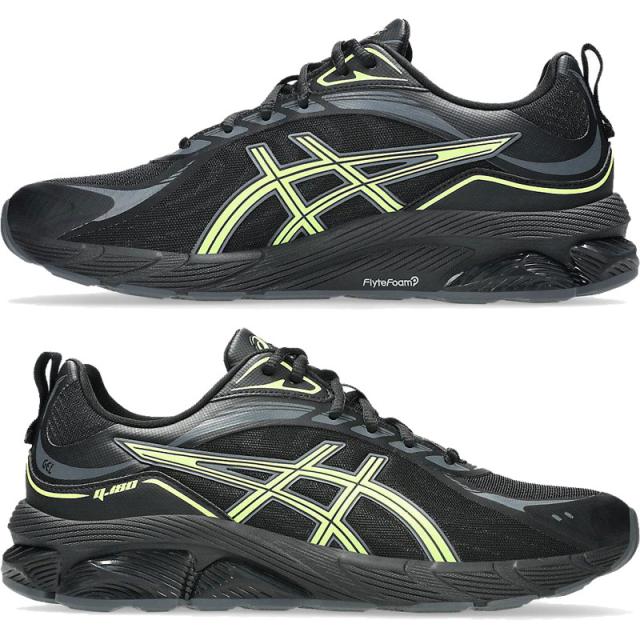 アシックス メンズ レディース GEL-QUANTUM 180 VIII クァンタム クォンタム スニーカー 靴 シューズ タウンユース ゲル 2000年代 ブラック 黒 送料無料 asics 1203A751_1