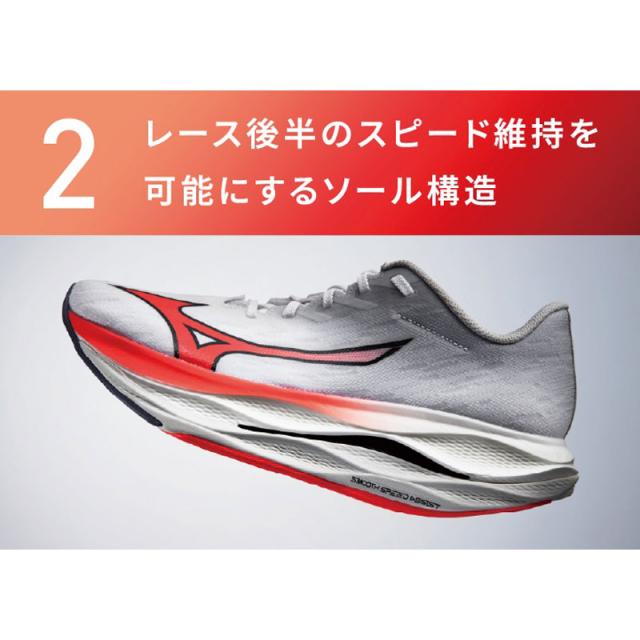 ミズノ メンズ レディース ウエーブリベリオンフラッシュ3 スニーカー