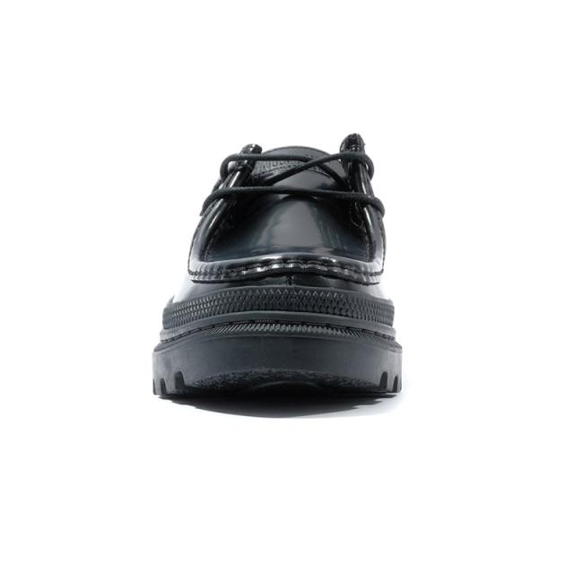 在庫1点限り 24.0cm パラディウム メンズ レディース パラトルーパー ローファー PALLATROOPER LOAFER 靴 カジュアル 本革 レザー モカシン シューズ ブラック 黒 送料無料 PALLADIUM 74369_2