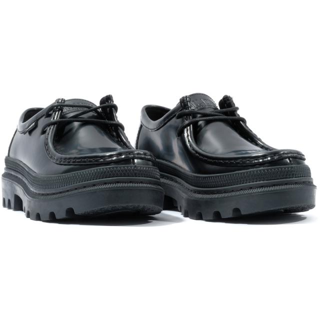 在庫1点限り 24.0cm パラディウム メンズ レディース パラトルーパー ローファー PALLATROOPER LOAFER 靴 カジュアル 本革 レザー モカシン シューズ ブラック 黒 送料無料 PALLADIUM 74369_5
