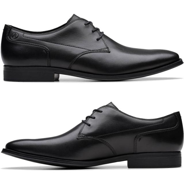 クラークス メンズ PAULTON LACE 商行為 靴 シューズ 華燭の典 冠婚葬祭 本革 なめし革 黒いこと 黒 貨物輸送無料 Clarks 26183395