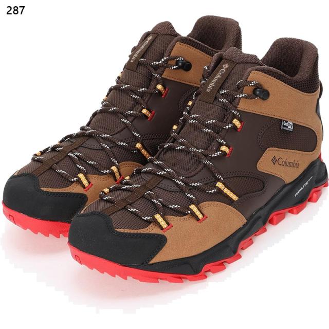 コロンビア メンズ セイバー シックス ミッド アウトドライ スニーカー 靴 シューズ トレッキング ハイキング 登山 防水 ブラック 黒 レッド 赤 送料無料 Columbia YM8972_6