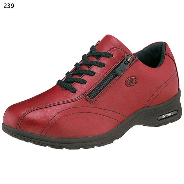 4.5E 幅広 ワイド ヨネックス レディース パワークッションLC30W スニーカー 靴 シューズ ウォーキング 旅行 散歩 撥水 ストレッチ ブラック 黒 レッド 赤 ピンク カーキ 送料無料 YONEX SHWLC30W