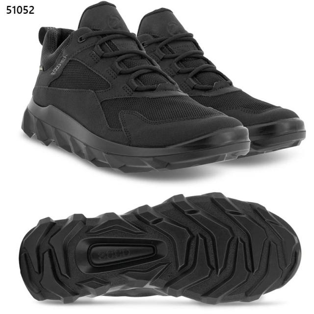 エコー メンズ MX M スニーカー 靴 シューズ ランニングシューズ GORETEX ゴアテックス 防水 アウトドア 仕事 ブラック 黒 送料無料 ECCO 820194
