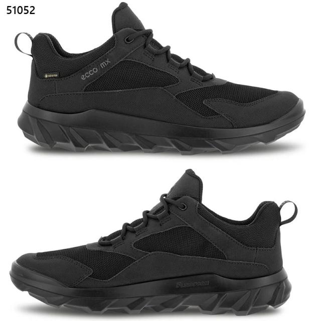 エコー メンズ MX M スニーカー 靴 シューズ ランニングシューズ GORETEX ゴアテックス 防水 アウトドア 仕事 ブラック 黒 送料無料 ECCO 820194