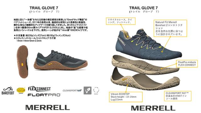 メレル メンズ TRAIL GLOVE 7 トレイル グローブ スニーカー 靴 シューズ ベアフット トレーニング 薄底 ブラック 黒 送料無料 MERRELL M037151_4