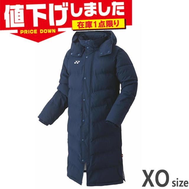 在庫1点限り XOサイズ ヨネックス メンズ レディース ユニベンチコート テニス ウェア 競技 ネイビー 送料無料 YONEX 90073