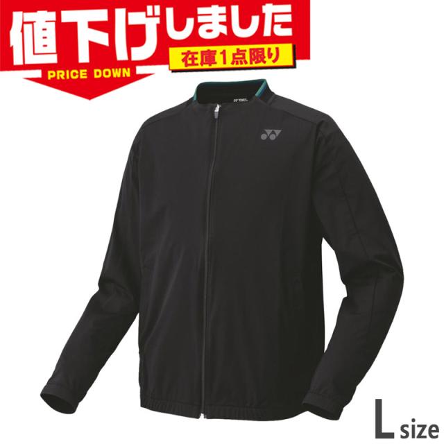 YONEX ヨネックス バドミントン　ウォームアップシャツ　Ｌサイズ　上下セット YONEX ウォームアップシャツ黒 Lサイズ YONEX/ヨネックス】Lサイズ