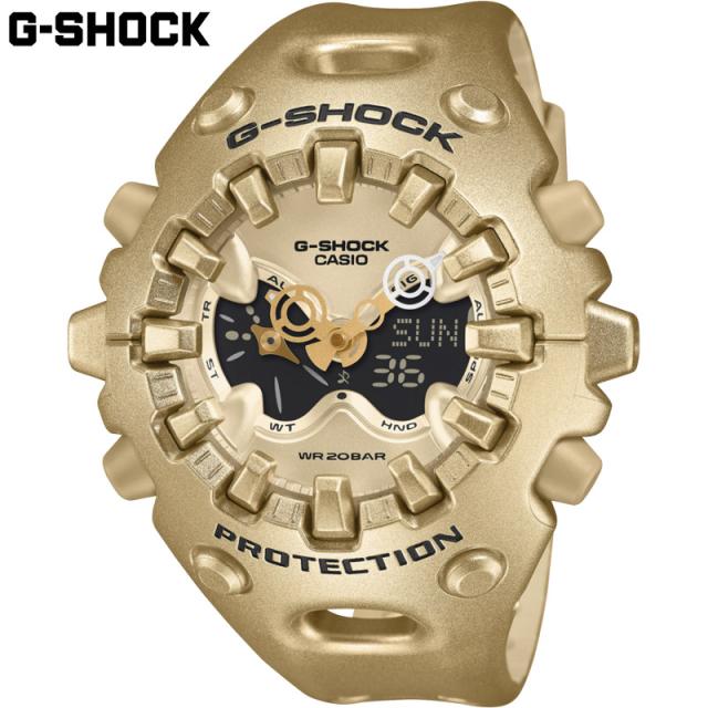 国内正規品 カシオ メンズ G-SHOCK Gショック 腕時計 ウォッチ アナデジ ゴールド メタリック 20気圧防水 衝撃に強い 長寿命バッテリー 送料無料 CASIO GA-V01A