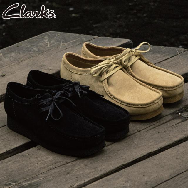 Clarks 黒 ワラビー ウォータープルーフ EVO UK9 クラークス メンズ