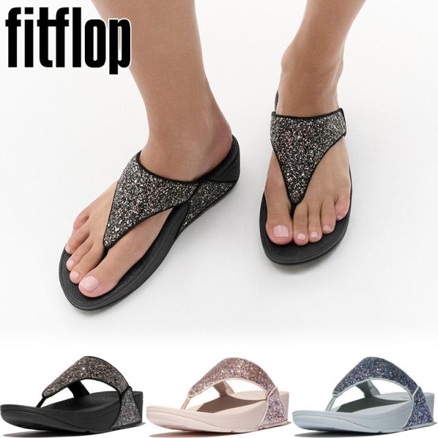 フィットフロップ レディース LULU マルチトーナル グリッター トゥーポスト サンダル サンダル 靴 シューズ リゾート 旅行 ブラック 黒 ブルー 青 ピンク 送料無料 fitflop JE6-C33 JE6-C34 JE6-C55