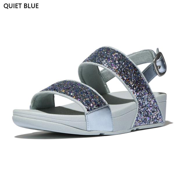 フィットフロップ レディース LULU マルチトーナル グリッター バックストラップ サンダル サンダル 靴 シューズ リゾート 旅行 華やか ブラック 黒 ブルー 青 ピンク 送料無料 fitflop JE4-C33 JE4-C34 JE4-C55