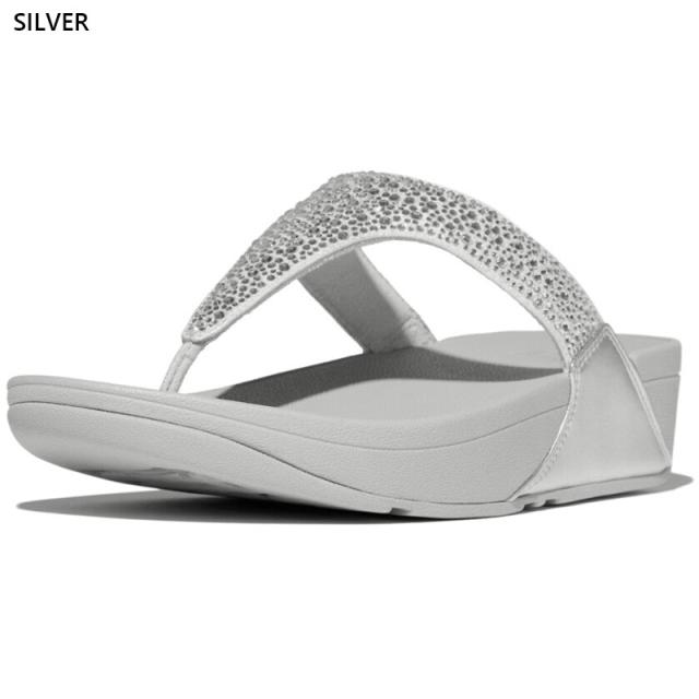 フィットフロップ レディース LULU クリスタルミックス トゥーポスト