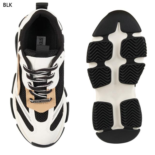 スティーブマデン メンズ レディース ボリュームソールスニーカー HEEL6.0 靴 シューズ 厚底 ダッドスニーカー カジュアル ストリート モード ブラック 黒 送料無料 STEVE MADDEN POSSESSION-M-RS_4