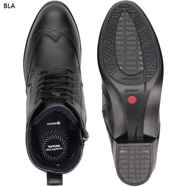 マドラスウォーク レディース ブーツ 靴 シューズ ショート おしゃれ 防水 透湿 ゴアテックス メダリオン レースアップ 雨 ブラック 黒 ブラウン ベージュ 茶色 送料無料 madras Walk MWL1115