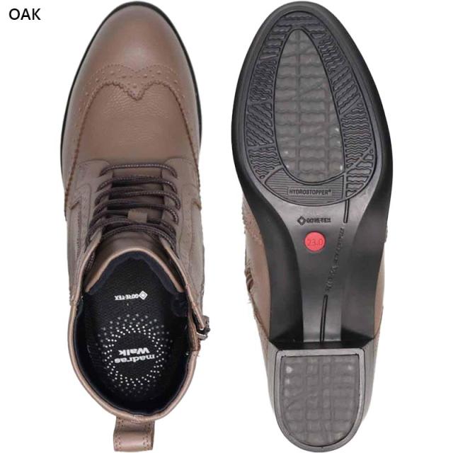 マドラスウォーク レディース ブーツ 靴 シューズ ショート おしゃれ 防水 透湿 ゴアテックス メダリオン レースアップ 雨 ブラック 黒 ブラウン ベージュ 茶色 送料無料 madras Walk MWL1115