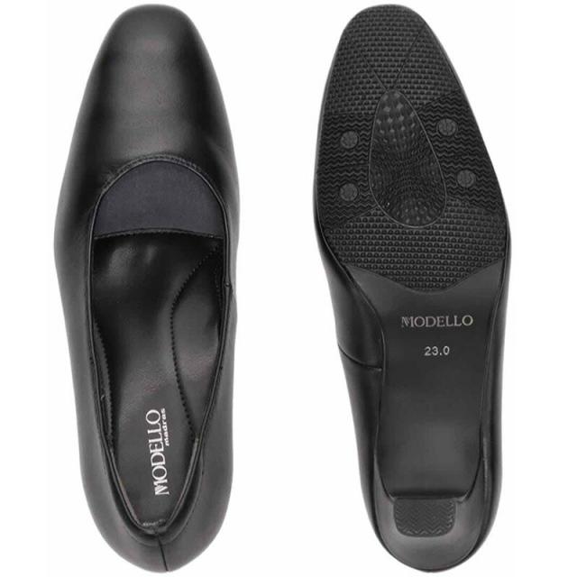 モデロ レディース ラウンドトゥ ベーシック パンプス 靴 シューズ