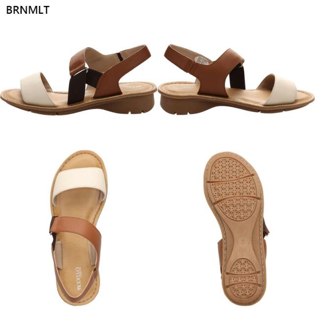 3E 幅広 ワイド モデロ レディース サンダル 靴 シューズ コンフォート