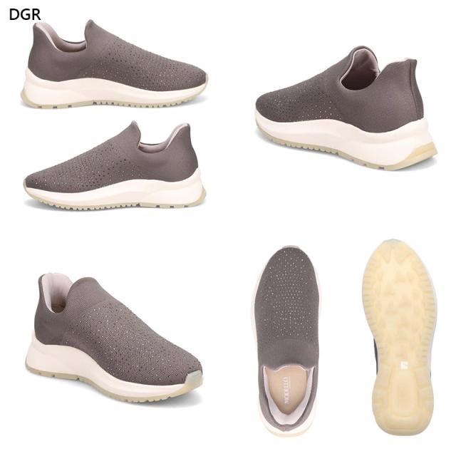 2E モデロ レディース 【撥水仕様】モデロ MODELLO ニットスリッポン