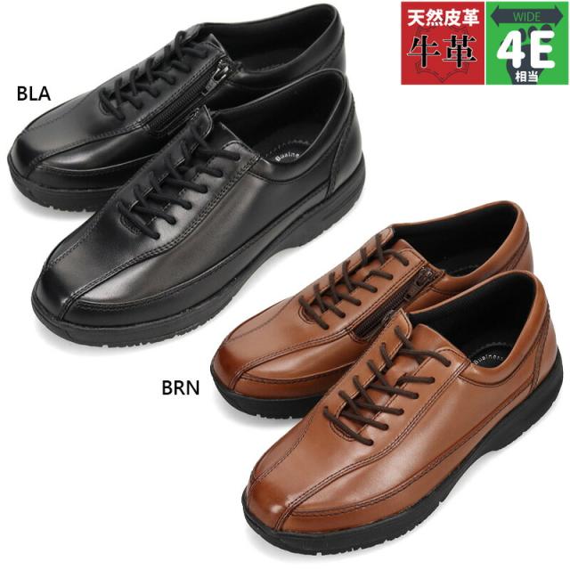 4E 幅広 ワイド ゴルフ メンズ シティゴルフ 靴 シューズ カジュアル スリッポン スリップオン 本革 牛革 革靴 紳士靴 防滑 送料無料 GOLF SPGF933