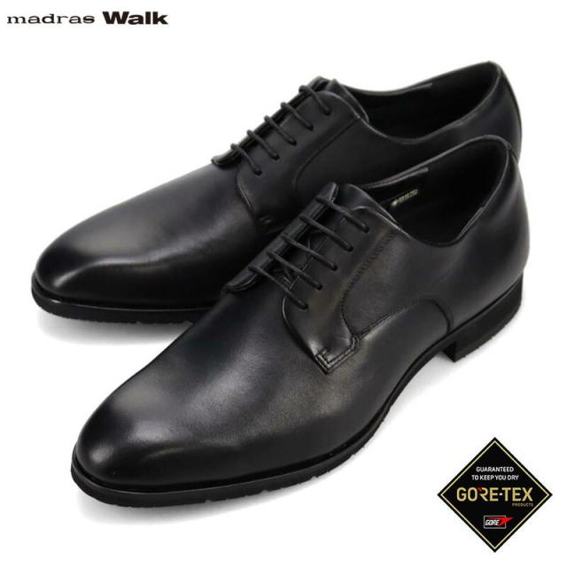 3E マドラスウォーク メンズ ゴアテックス サラウンド フットウェア 外羽根プレーントゥドレスシューズ ビジネス 靴 シューズ 結婚式 冠婚葬祭 ブラック 黒 送料無料 madras Walk MW9631S