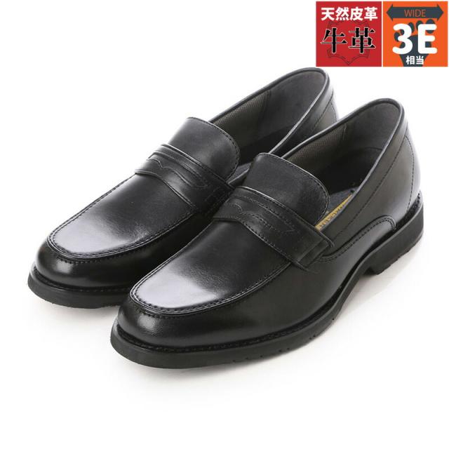 3E 幅広 ワイド ゴルフ メンズ ウォーカーゴルフ ビジネス 靴 シューズ 本革 牛革 革靴 紳士靴 撥水加工 軽量 送料無料 GOLF WG203