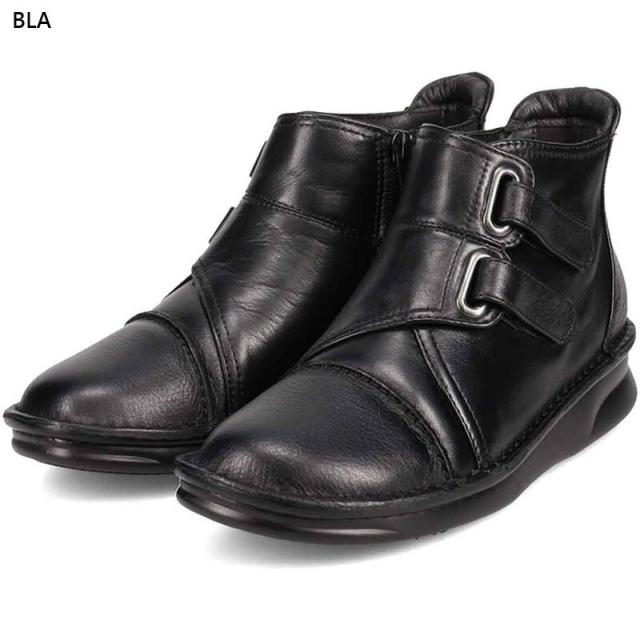 4E 幅広 ワイド ゴルフ レディース シティゴルフ ショート ブーツ 靴